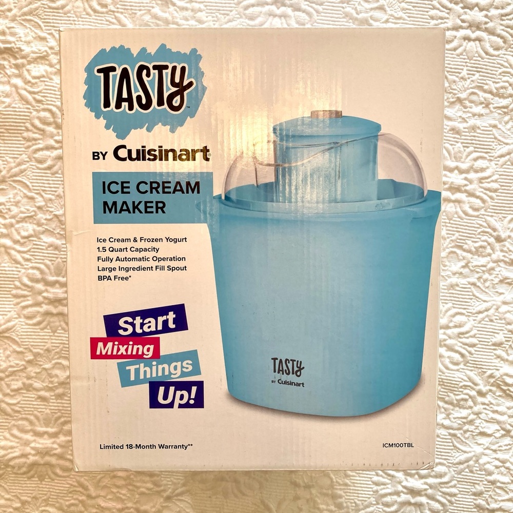 New In Box Cuisinart Ice Cream Maker